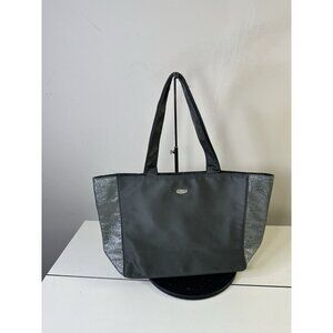 COACH Fragrance Tote Bag Gray Silver Shimmer Glitter Medium Size SEALED PACKAGE